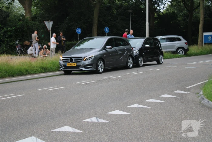 Automobilist botst vol op zijn voorganger