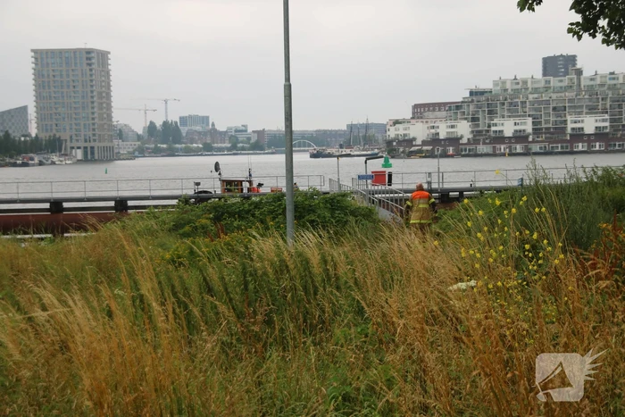 Brand in machinekamer van binnenvaartschip