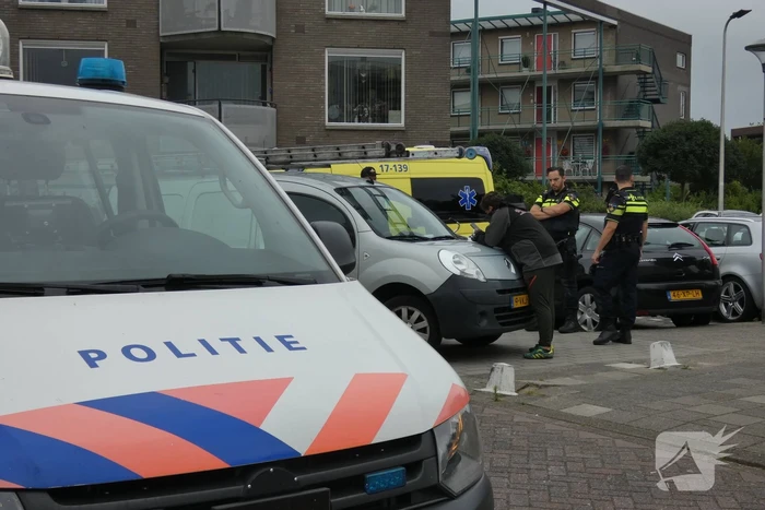 Fietser gewond bij botsing met bestelbus
