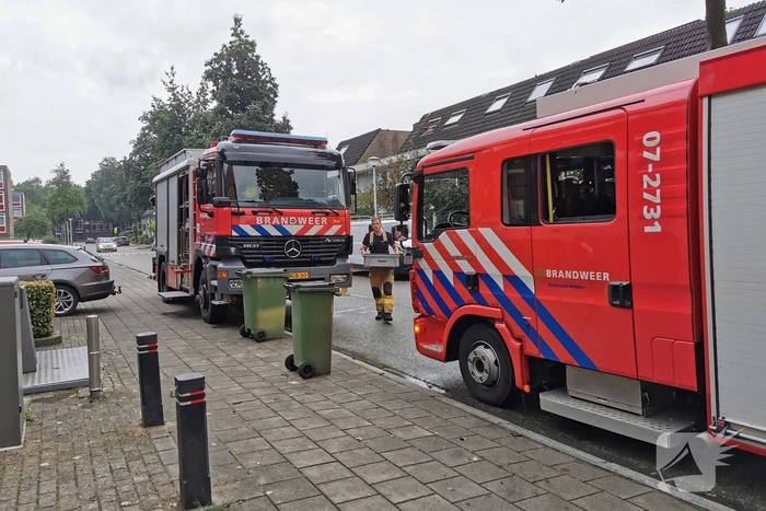 Brandweer repareert tijdelijk waterlekkage
