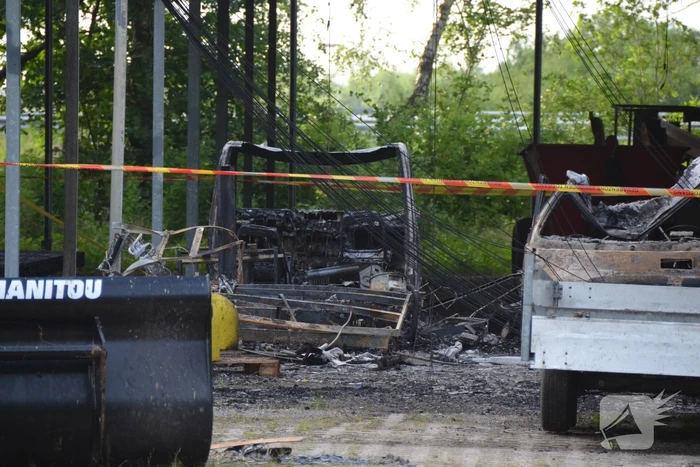 Flinke schade na brand op camping
