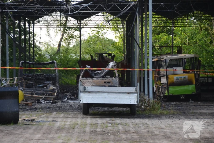 Flinke schade na brand op camping