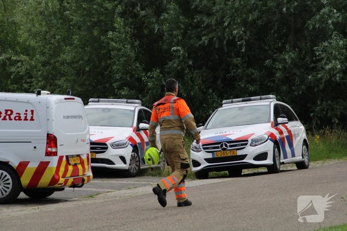 Geen treinverkeer door aanrijding op spoor