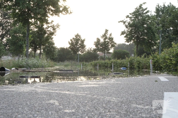 Overstromingen door stijgend water in de maas
