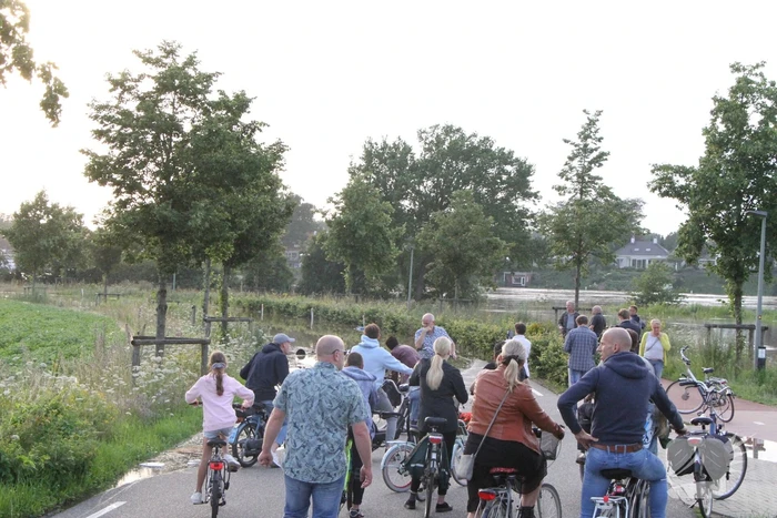 Overstromingen door stijgend water in de maas