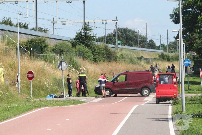 Fietser aangereden tijdens het oversteken