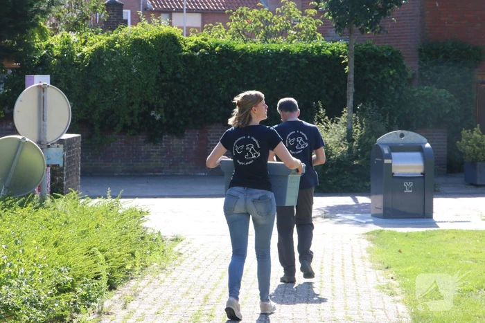 Meeuw gered door brandweer