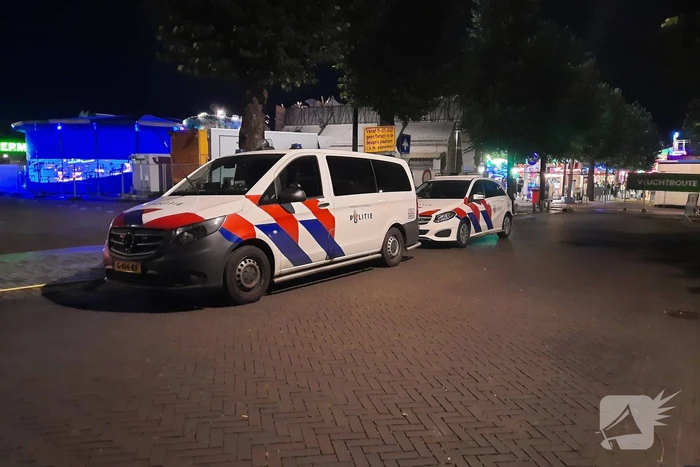 Persoon bewusteloos op kermisterrein