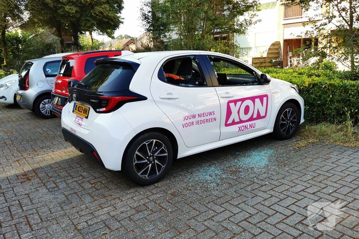 Persoon aangehouden door vernieling