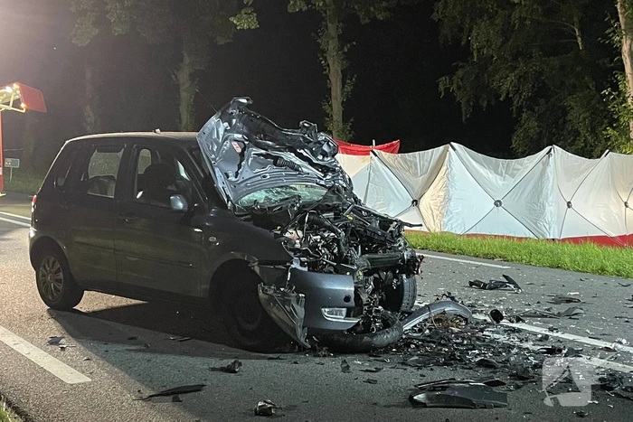Motorrijder overleden bij zeer ernstig ongeval