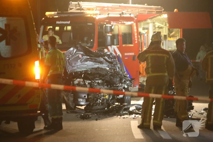 Motorrijder overleden bij zeer ernstig ongeval