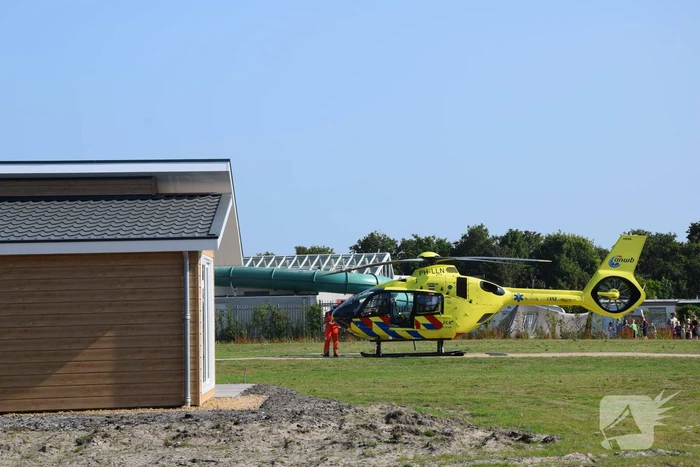 Traumahelikopter landt voor medisch incident op Camping De Duinhoeve