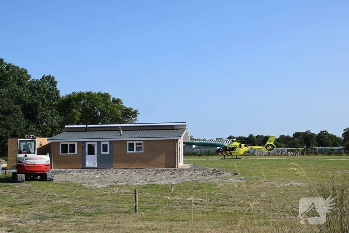 Traumahelikopter landt voor medisch incident op Camping De Duinhoeve