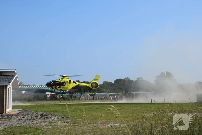 Traumahelikopter landt voor medisch incident op Camping De Duinhoeve