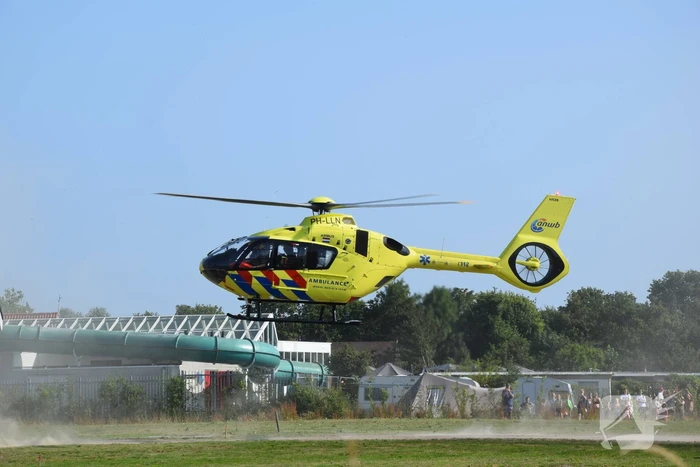 Traumahelikopter landt voor medisch incident op Camping De Duinhoeve