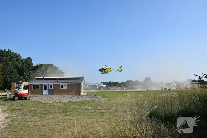 Traumahelikopter landt voor medisch incident op Camping De Duinhoeve