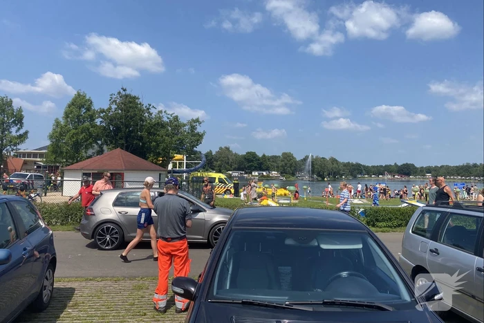 Traumahelikopter landt op vakantiepark Prinsenmeer