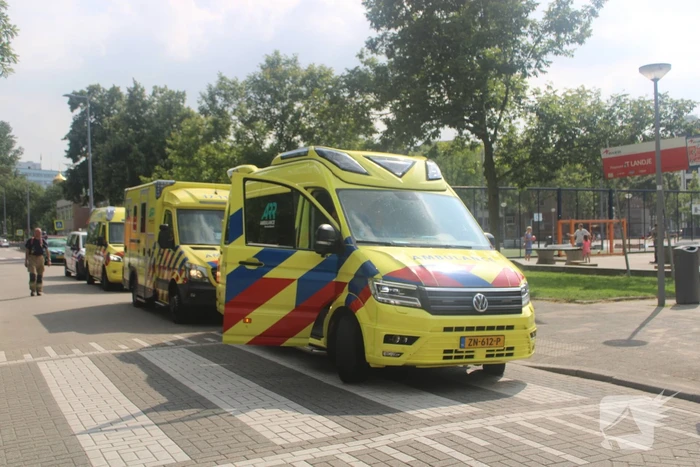 Oogziekenhuis ontruimd na zeer grote brand