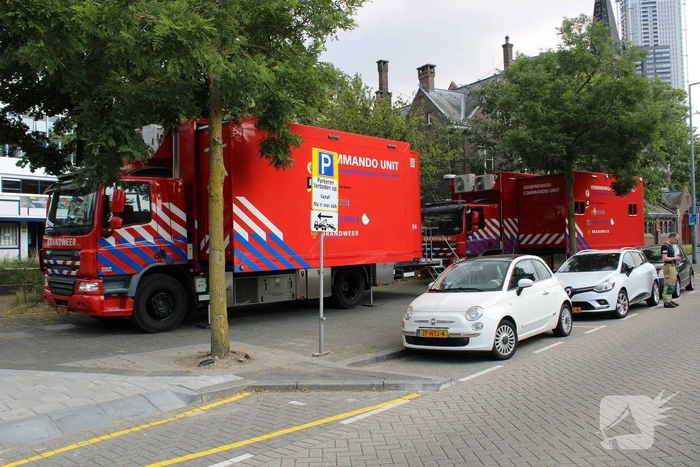 Oogziekenhuis ontruimd na zeer grote brand