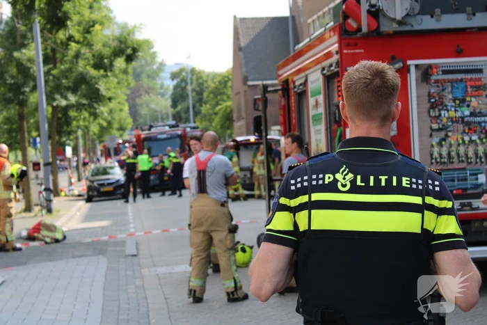 Oogziekenhuis ontruimd na zeer grote brand
