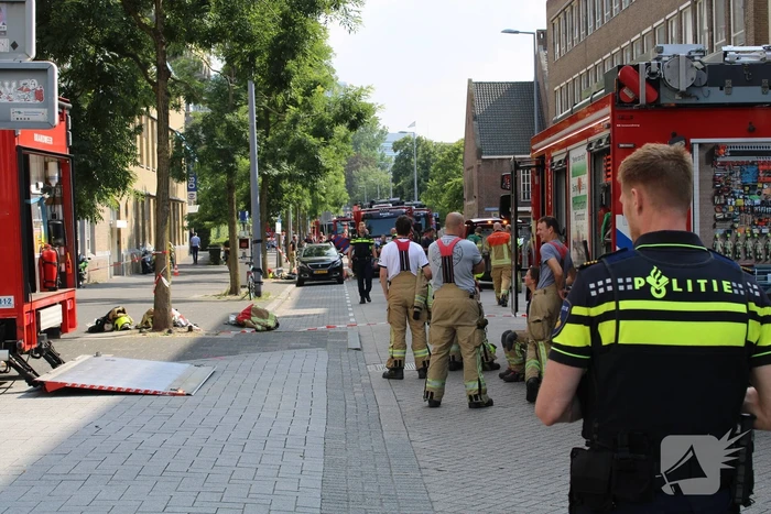 Oogziekenhuis ontruimd na zeer grote brand