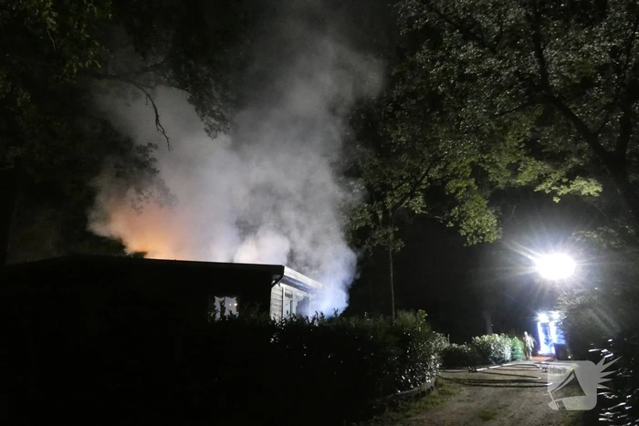 Chalet verwoest door uitslaande brand