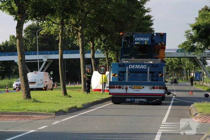 Motorrijder komt om het leven bij verkeersongeval