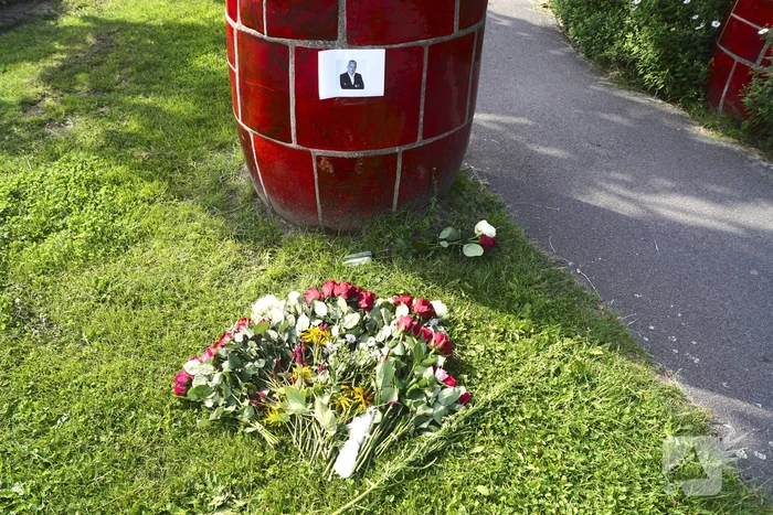 Gedenkplek ingericht voor Peter R de Vries op de Kai Park