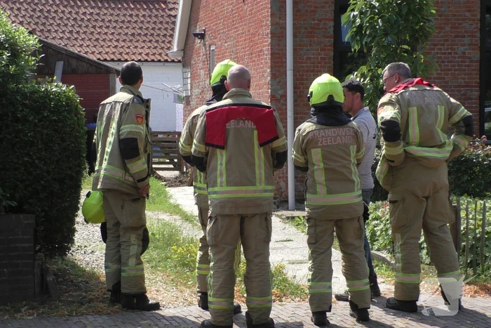 Gaslekkage ontstaan naast woning
