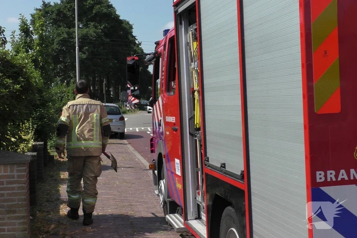 Gaslekkage ontstaan naast woning