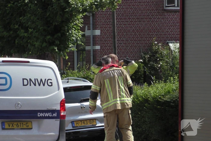 Gaslekkage ontstaan naast woning