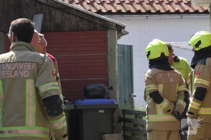 Gaslekkage ontstaan naast woning