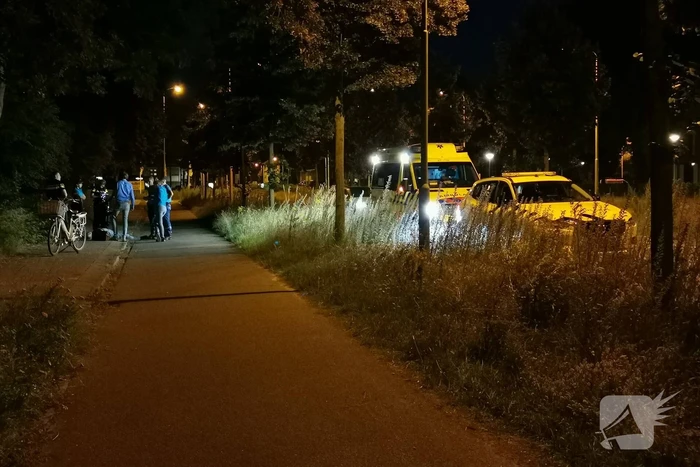 Fietser komt ten valen raakt gewond