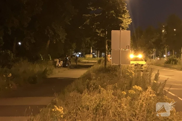 Fietser komt ten valen raakt gewond