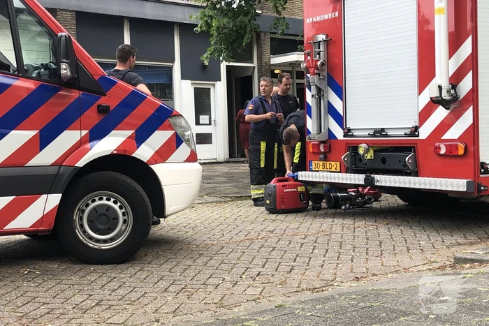 Wateroverlast in kelder van portiekflat
