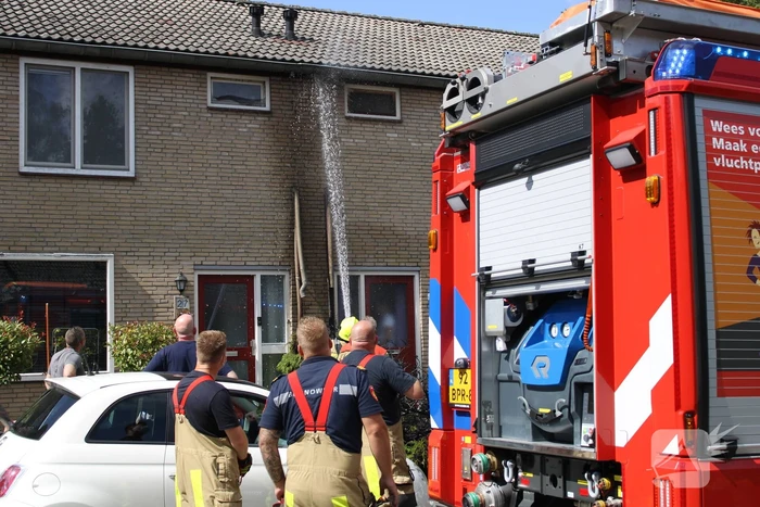 Regenpijpen van woningen verwoest door brand