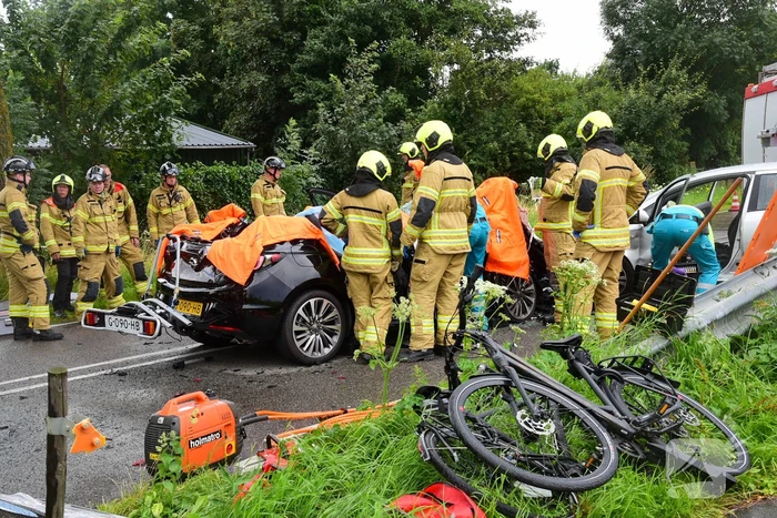 Meerdere gewonden bij zwaar verkeersongeval