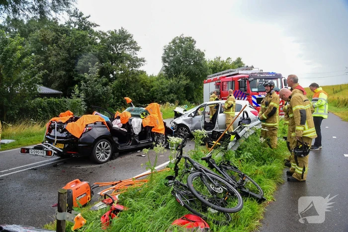 Meerdere gewonden bij zwaar verkeersongeval