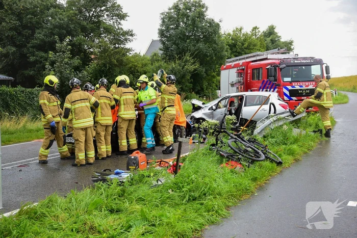 Meerdere gewonden bij zwaar verkeersongeval