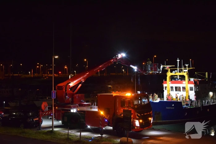 Traumahelikopter voor zwaargewonde op schip