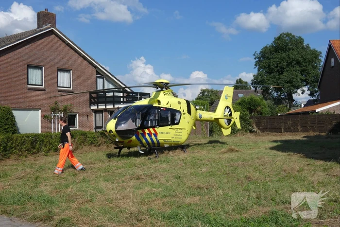 Veel bekijks bij inzet traumahelikopter
