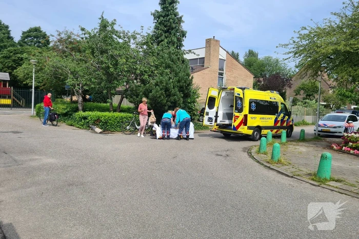 Fietser gewond na uitwijkmanoeuvre