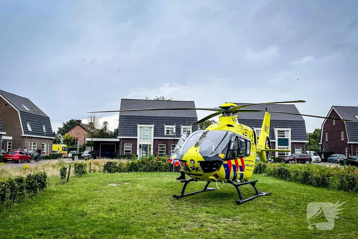 Traumahelikopter ingezet voor kindje