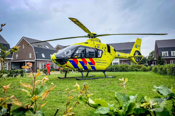 Traumahelikopter ingezet voor kindje