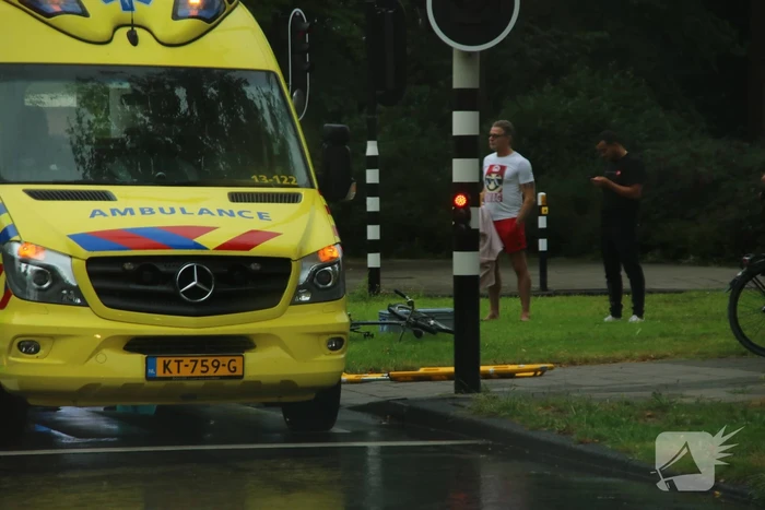 Fietser gewond bij aanrijding met auto