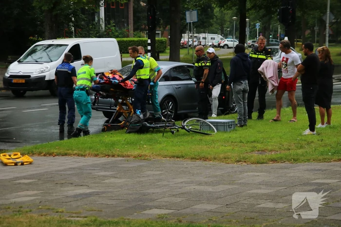 Fietser gewond bij aanrijding met auto