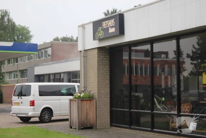 Brandweer inzet door mistgenerator