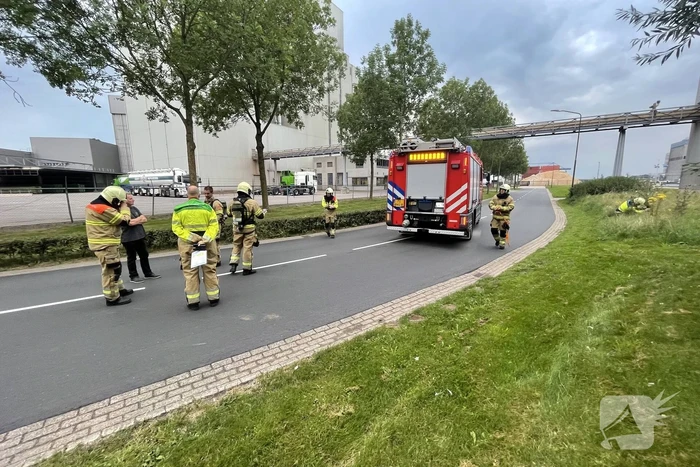 Gas vrijgekomen tijdens wassen van graan op schip