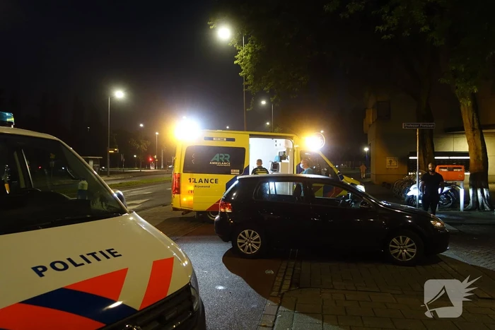 Spookfietser gewond bij aanrijding