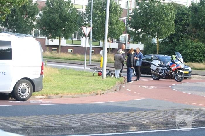 Ongeval tussen fietsster en personenauto